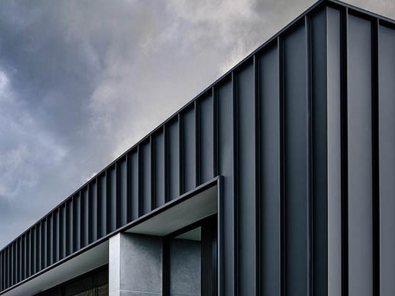 Colorbond metal roof detail